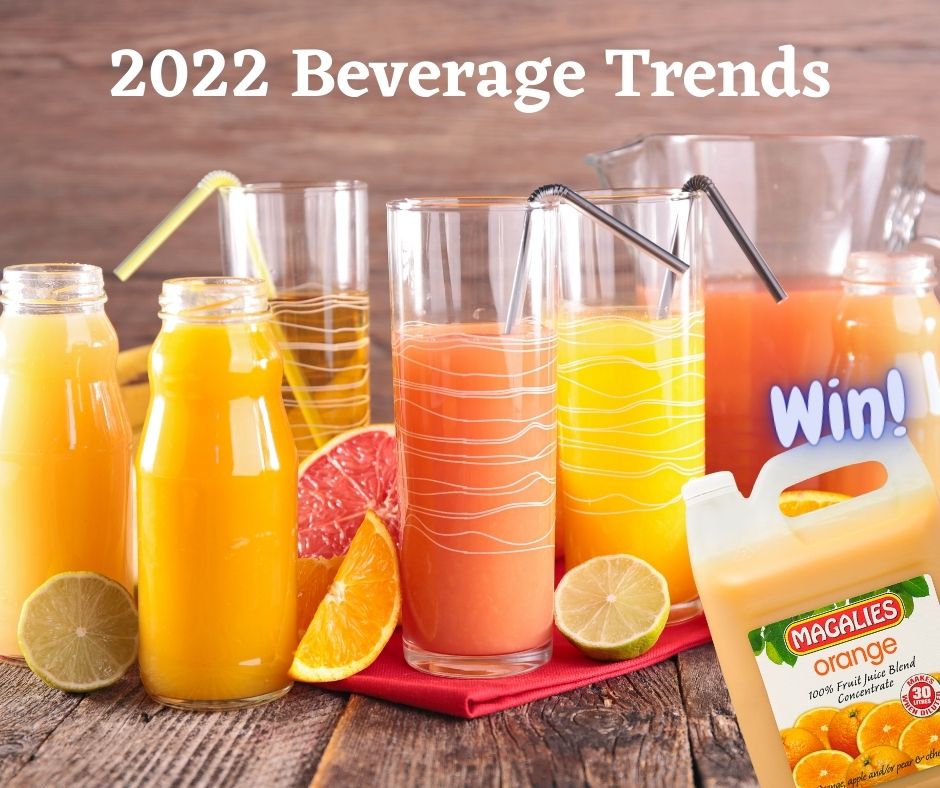 Beverage Trends in 2022: – Fruit Juice Products – Volume 5 –  (Article 5 of 6)