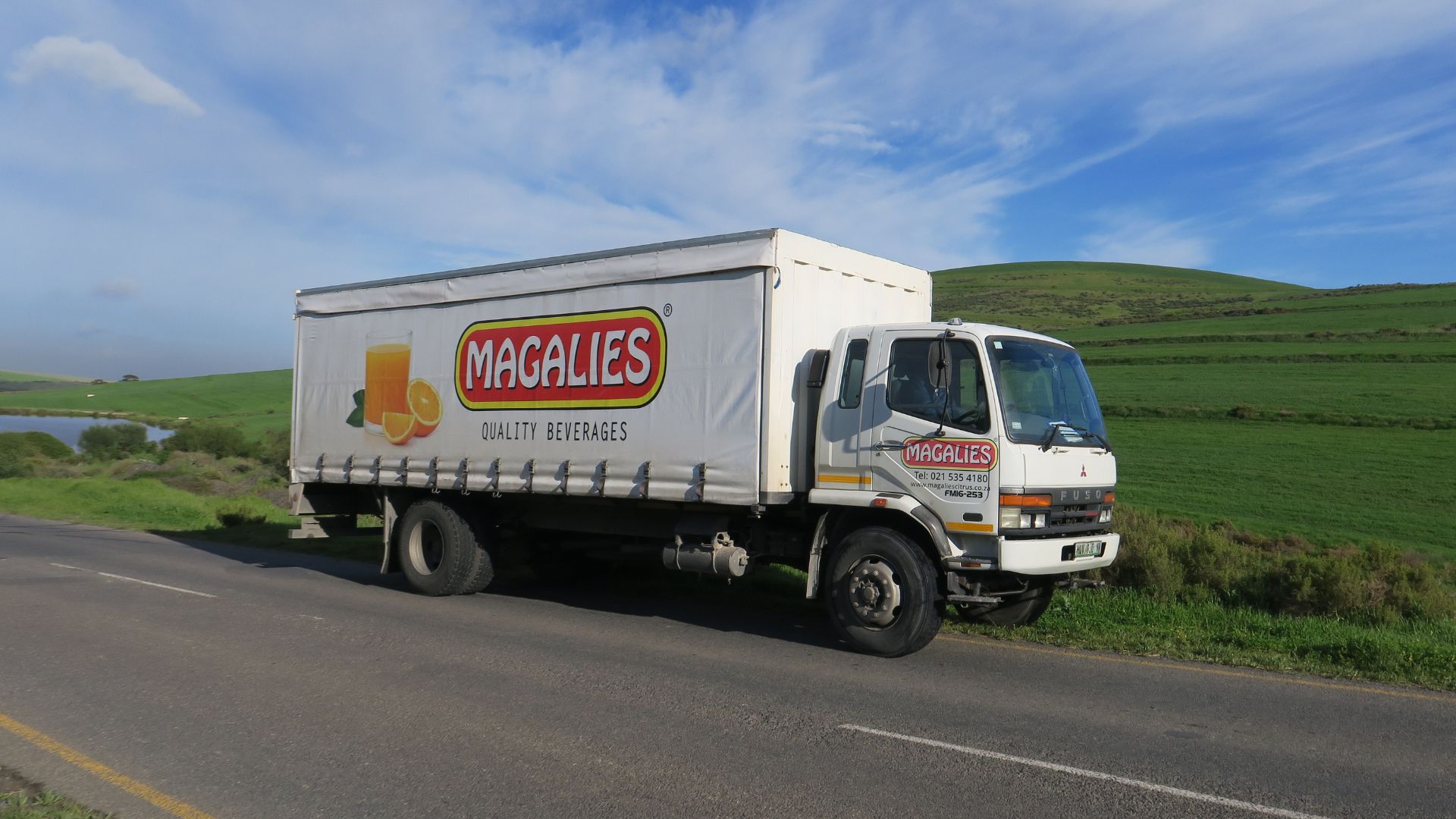 Landscape Art Presentation in Blue and Green Watercolor Style (4)